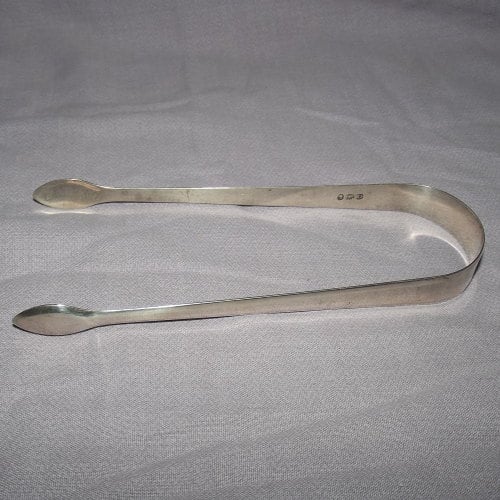 Georgian Silver Sugar Tongs, London 1809.
