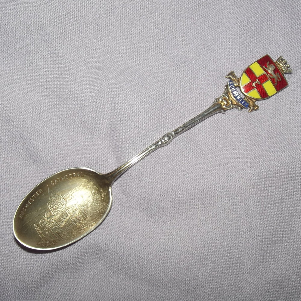 Silver Souvenir Spoon, Rochester, 1915.