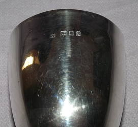 Silver Goblet Drinking Cup London 1922 (2)