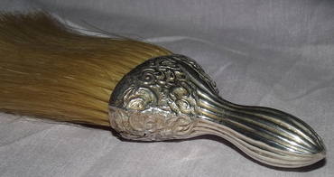 Victorian Silver Top Hat Brush Birmingham 1894 (3)