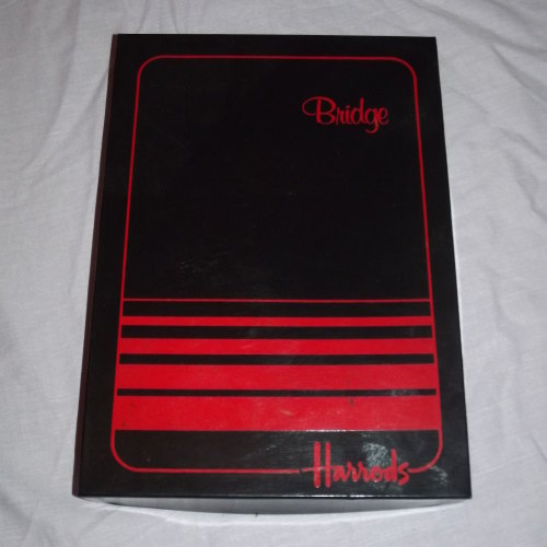 Harrods Boxed Playing Cards Bridge Set. Vintage. New.