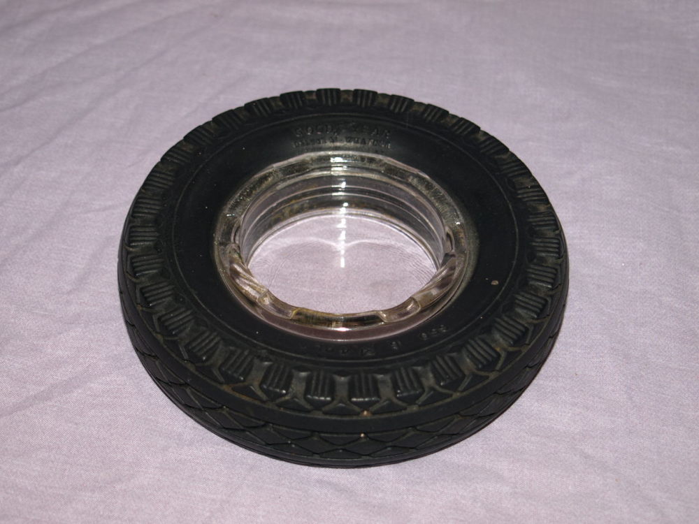 Goodyear 650-16 Deluxe All Weather Tyre Ashtray.