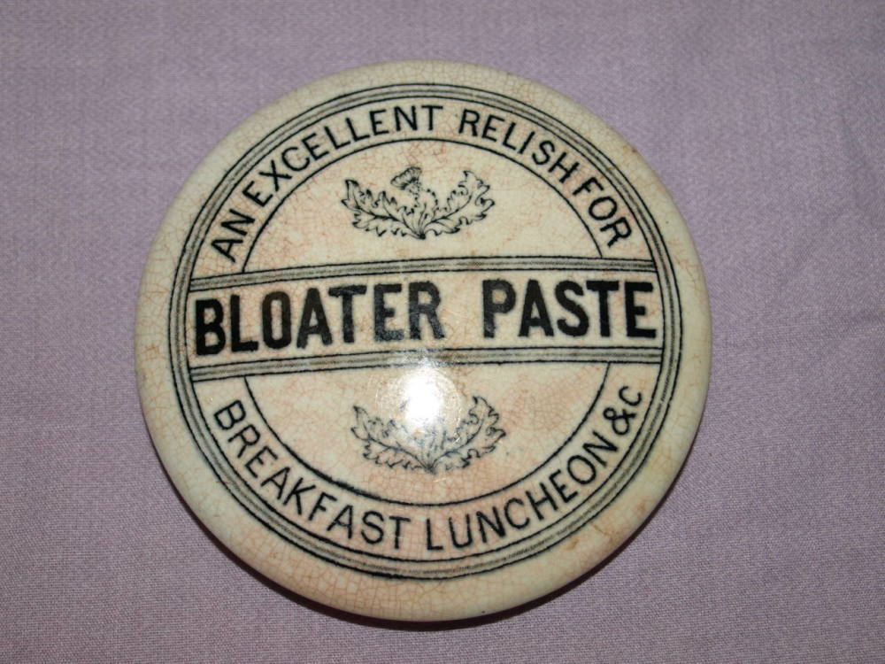 Bloater Paste Victorian Pot Lid.