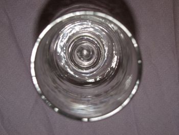 Victorian Engraved Rummer Glass, For Auld Lang Syne. (4)