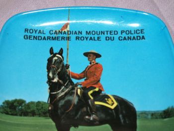 Vintage Melamine Dish, Royal Canadian Mounted Police. (2)