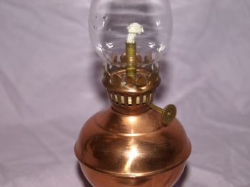 Vintage Small Copper Oil Lamp. (5)