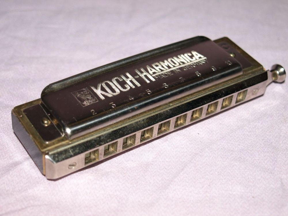 Koch Chromatic 10 Hole Harmonica with Original Box Musical Instrument