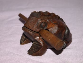 Wooden Croaking Frog Instrument. (2)