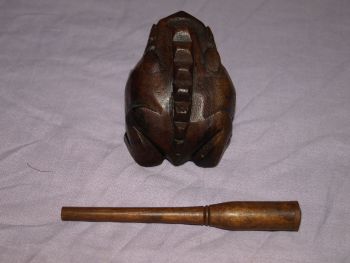 Wooden Croaking Frog Instrument. (3)