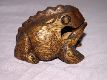 Wooden Croaking Frog Instrument. (4)