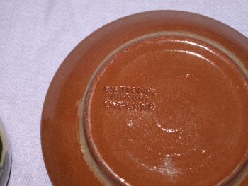 Watcombe Motto Ware Tea Cup and Saucer. (4)