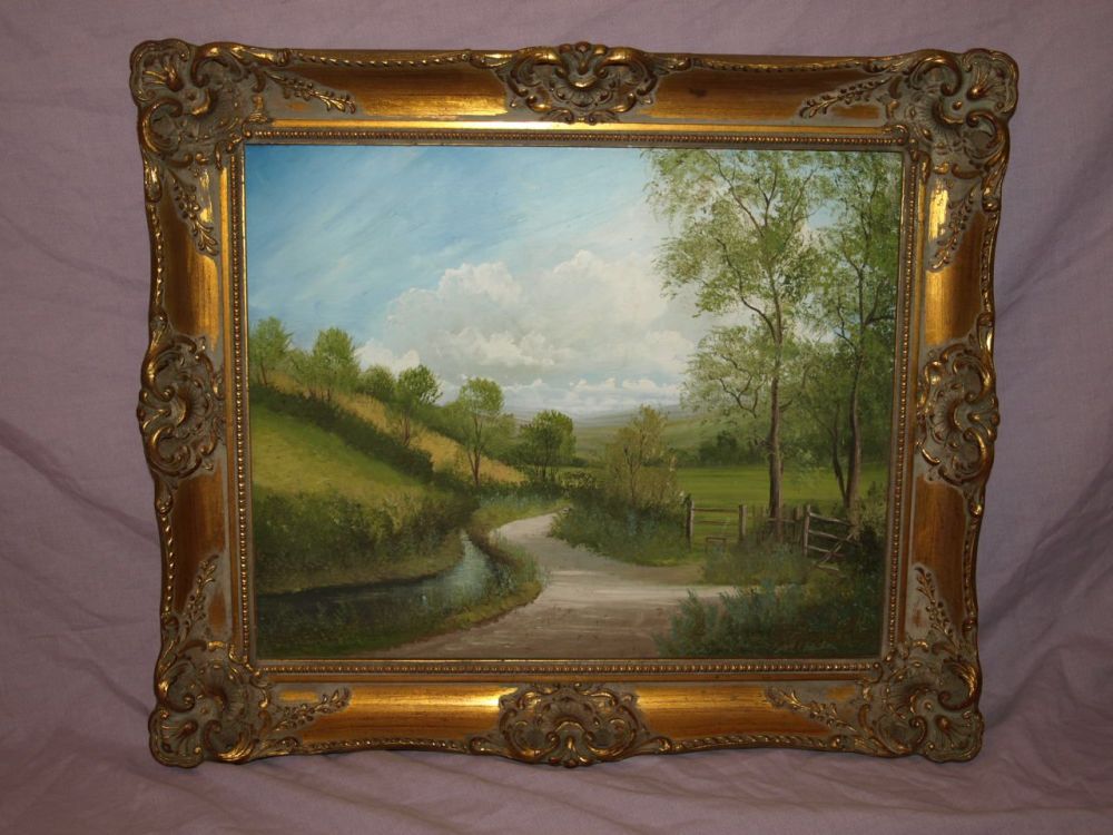 Countryside Scene, Oil On Board, Signed Raymond Price.
