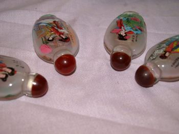 Chinese Scent Bottles, The Four Beauties of Red Mansion, Boxed. (5)