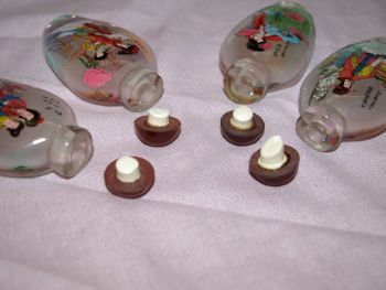 Chinese Scent Bottles, The Four Beauties of Red Mansion, Boxed. (6)