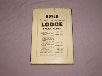 The Book of the Rover by Staton Abbey. Pitman&rsquo;s. (5)