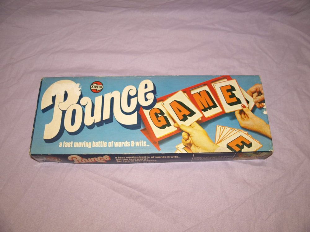 Vintage Pounce Word Game by Airfix 1970s.