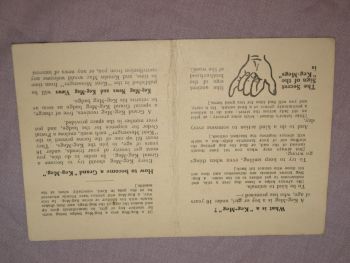 Vintage Keg Meg Membership Card and Certificate 1930s. (4)