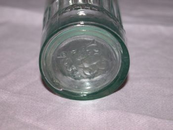 Kilner Brothers Aqua Glass poison Bottle with Stopper. (6)