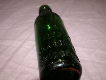 Victorian Green Glass Bottle, R.W &amp; S. Ltd. (4)