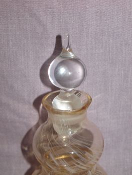 Hand Blown Art Glass Scent Bottle. (3)