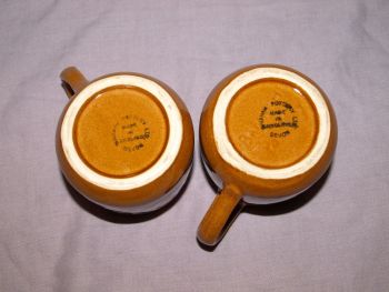Vintage Pair of Brixham Pottery Mugs. (6)