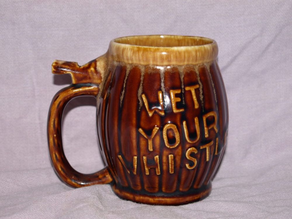Whistle For Your Beer, Wet Your Whistle Drinking Tankard.