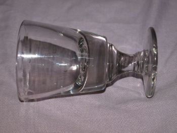 Late Victorian Deceptive Rummer Drinking Glass. (5)