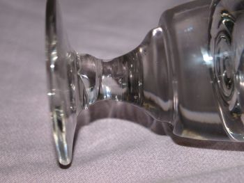 Late Victorian Deceptive Rummer Drinking Glass. (7)