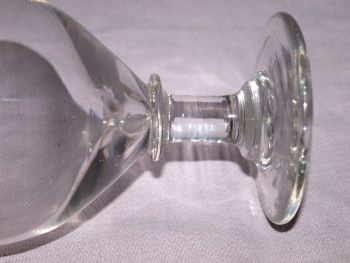 Late Victorian Toddy Rummer Wine Glass. (5)