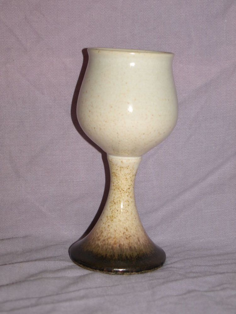 Iden Pottery Earthenware Goblet.