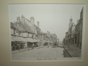Sittingbourne High Street c.1915 Print by Nigel Wallace. (2)