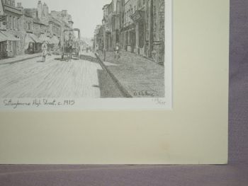 Sittingbourne High Street c.1915 Print by Nigel Wallace. (3)