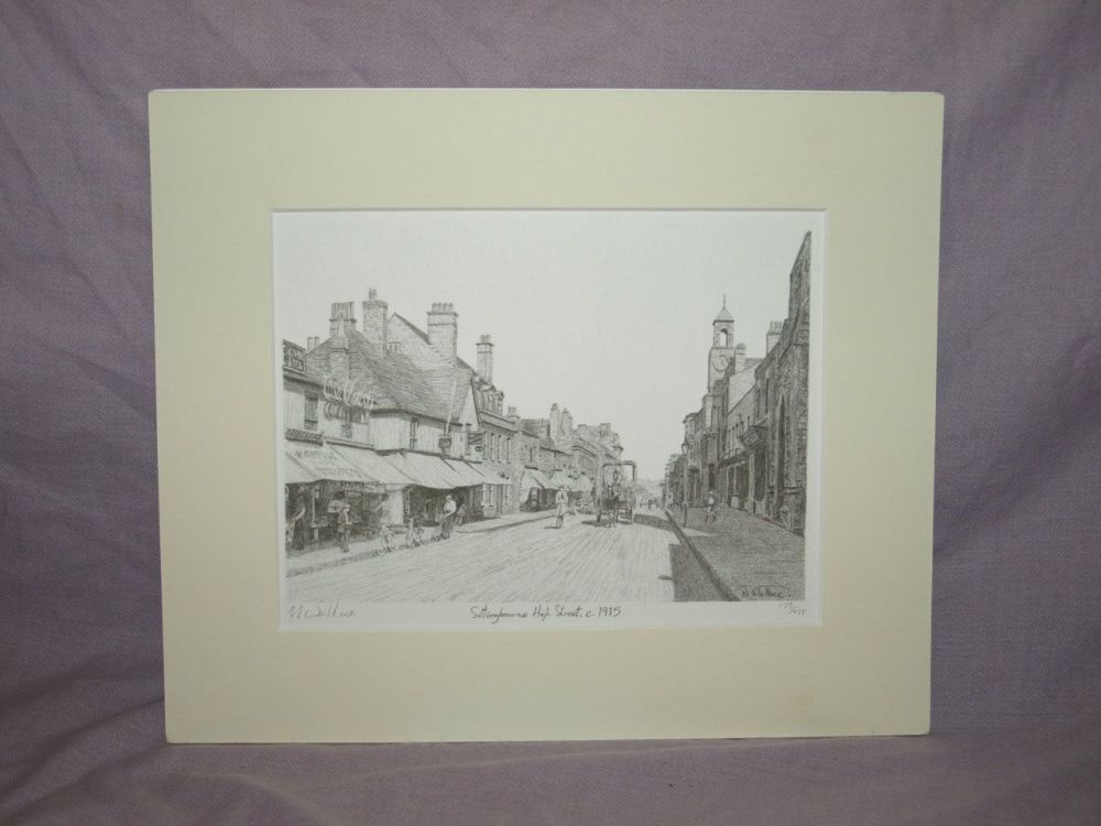 Sittingbourne High Street c.1915 Print by Nigel Wallace.