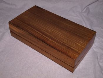 Carved Wooden Tissue Box Holder. (4)