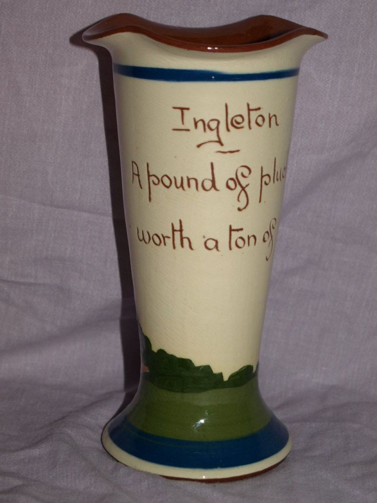 Motto Ware Large Vase, Ingleton.