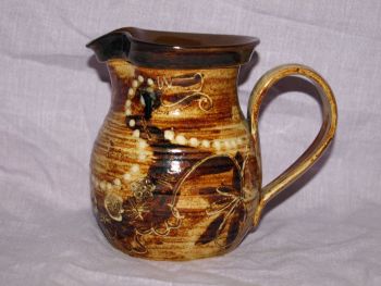 Len Stockley Weymouth Pottery Dragon Jug. (3)