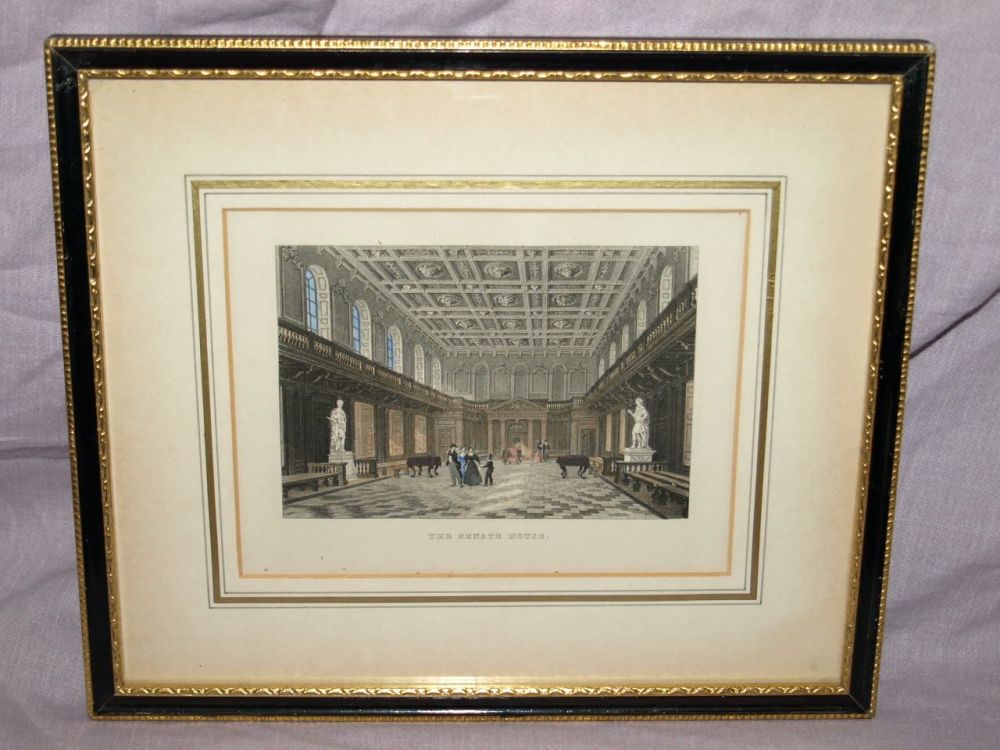 The Senate House Framed Antique Engraving Print.