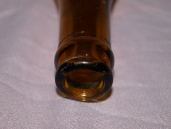 Grey and Menzies Ltd New Zealand Amber Glass Bottle. (3)