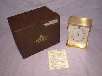 Garrard &amp; Co Carriage Mantle Clock. (7)