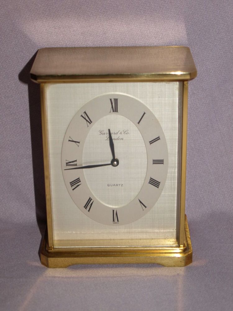 Garrard & Co Carriage Mantle Clock.