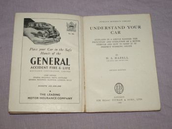 Pitman&rsquo;s Motorist Library, Understand Your Car, Hardcover Book 1943. (4)