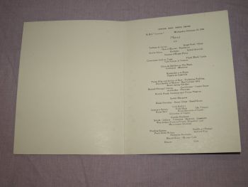 Cunard Line Laconia Dinner Menu15th February 1933. (2)