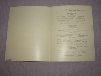 Cunard Line Laconia Lunch Menu Shrove Tuesday 28th February 1933. (2)