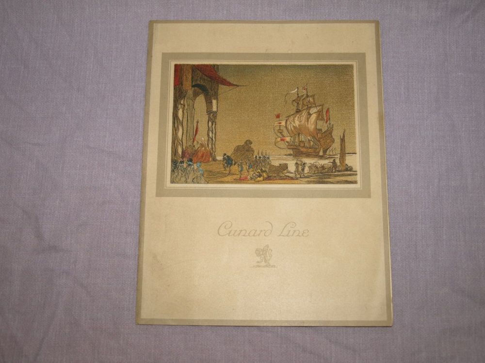 Cunard Line Laconia Dinner Menu 3rd February 1933.