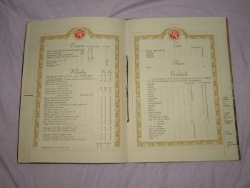 Cunard Line Laconia Wine List 1933. (4)