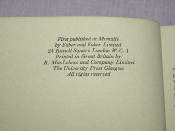 Poems Chiefly Cornish by A L Rowse. (3)