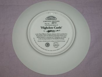 Highclere Castle by Barry Freeman Limited Edition Plate. (3)