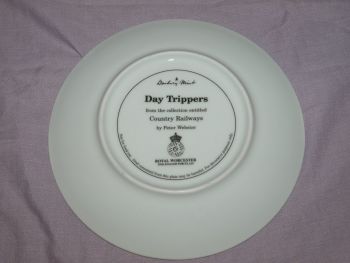 Day Trippers By Peter Webster, Country Railways Collectors Plate. (3)
