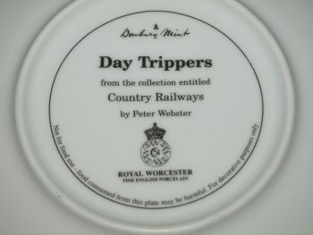 Day Trippers By Peter Webster, Country Railways Collectors Plate. (4)