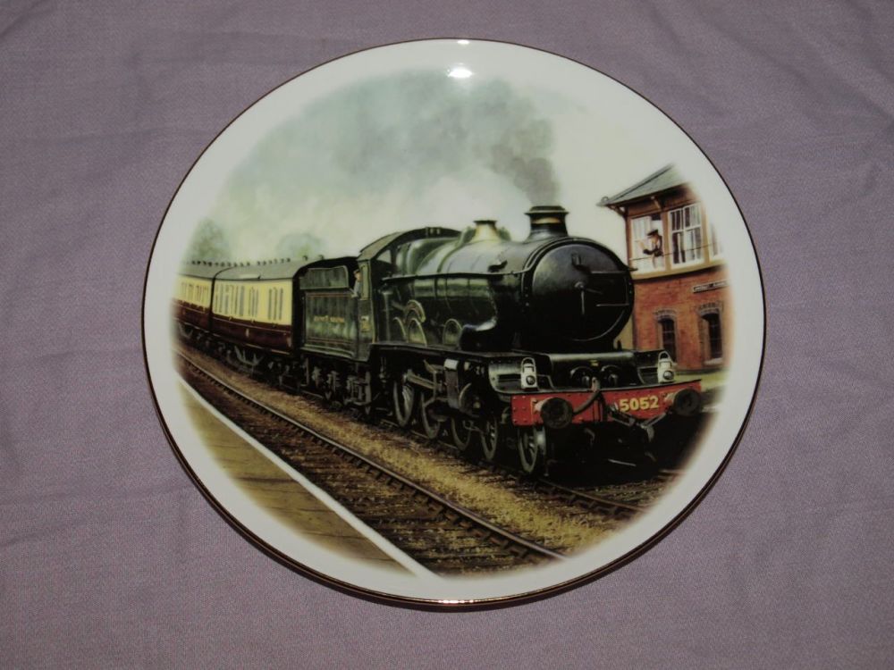 Steam Locomotive Railway China collectors Plate.